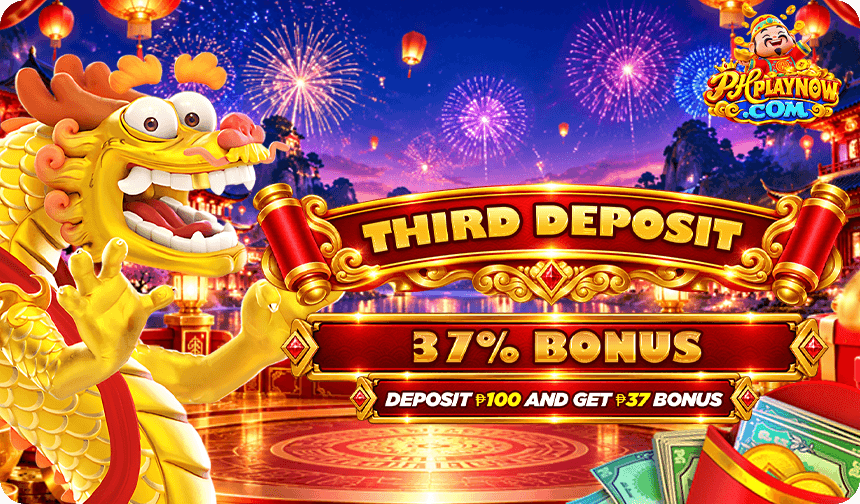 THIRD DEPOSIT 37% BONUS